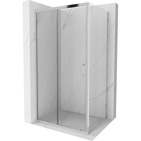 Mexen Apia cabine de douche coulissante 105 x 90 cm, transparent, chrome - 840-105-090-01-00