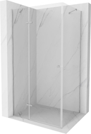 Mexen Roma cabine de douche pivotante 95 x 110 cm, transparente, chrome - 854-095-110-01-00