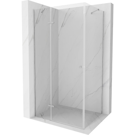 Mexen Roma cabine de douche battante 105 x 80 cm, transparent, chrome - 854-105-080-01-00