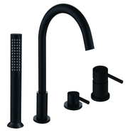 Mexen Alma robinet de baignoire, noir - 75032-70