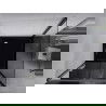 Mexen Apia cabine de douche coulissante 100 x 100 cm, transparent, chrome + receveur Flat, noir - 840-100-100-01-00-4070