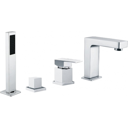 Mexen Cube robinet de bain, Chrome - 72932-00