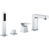 Mexen Cube robinet de bain, Chrome - 72932-00