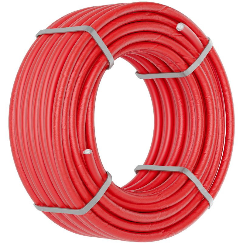 Mexen AL-L tuyau PE-Xb/AL/PE-Xb 16 x 2 mm avec gaine rouge, 100 m - W97100-121601-100