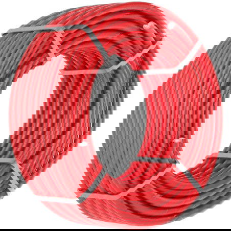 Mexen AL-L tuyau PE-Xb/AL/PE-Xb 16 x 2 mm avec gaine rouge, 100 m - W97100-121601-100