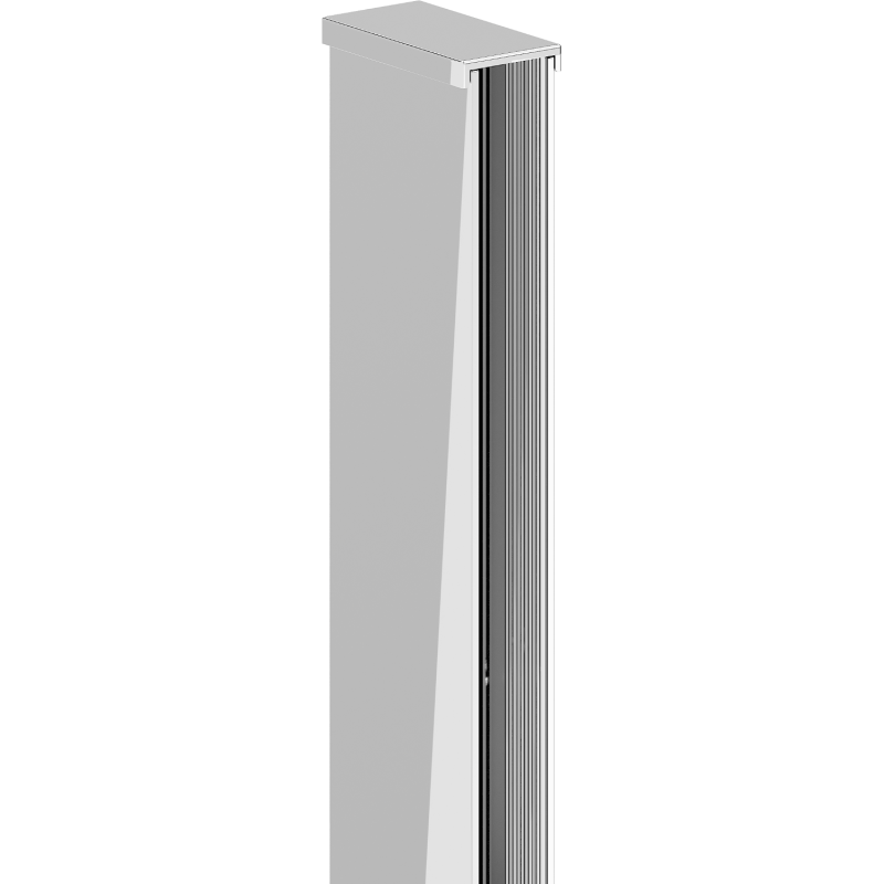 Mexen bande de fixation murale pour paroi de douche, chromé - 800-00-01