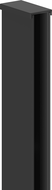 Mexen listwa murale pour paroi de douche 8 mm, noire - 800-00-70