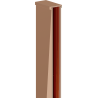 Mexen listwa murale pour paroi de douche, or rose - 800-00-60