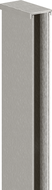Mexen profil mural pour paroi de douche 8 mm, nickel brossé - 800-00-97
