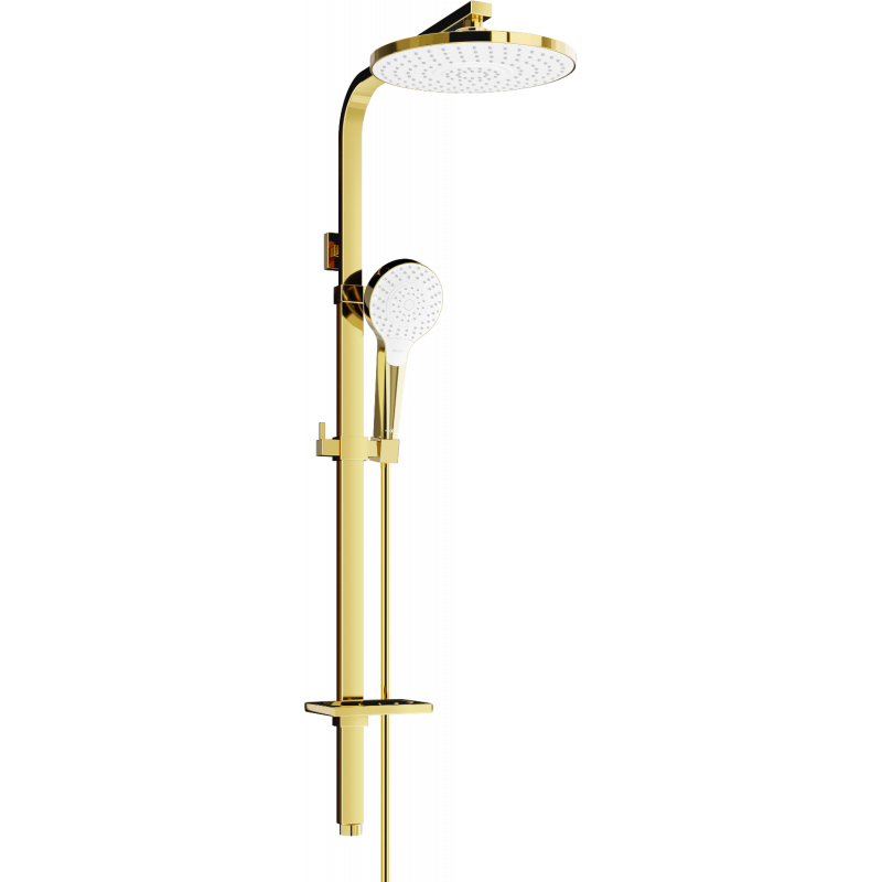 Mexen Q05 colonne de douche, dorée/blanche - 798050595-50