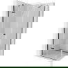 Cabine de douche battante Mexen Roma 70 x 70 cm, transparente, noire - 854-070-070-70-00