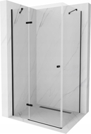 Mexen Roma cabine de douche pivotante 110 x 70 cm, transparente, noire - 854-110-070-70-00