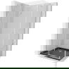 Mexen Roma cabine de douche battante 80 x 100 cm, transparent, chrome + bac Flat, noir - 854-080-100-01-00-4070