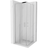 Mexen Rio cabine de douche carrée 70 x 70 cm, transparante, chrome - 860-070-070-01-00