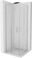 Mexen Rio cabine de douche carrée 70 x 70 cm, transparante, chrome - 860-070-070-01-00
