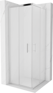 Mexen Rio cabine de douche carrée 70 x 70 cm, givre, chrome - 860-070-070-01-30