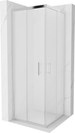 Mexen Rio cabine de douche carrée 70 x 70 cm, givrée, chromée - 860-070-070-01-30