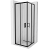 Mexen Rio cabine de douche carrée 70 x 70 cm, transparent, noir - 860-070-070-70-00