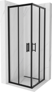 Mexen Rio cabine de douche carrée 70 x 70 cm, transparent, noir - 860-070-070-70-00