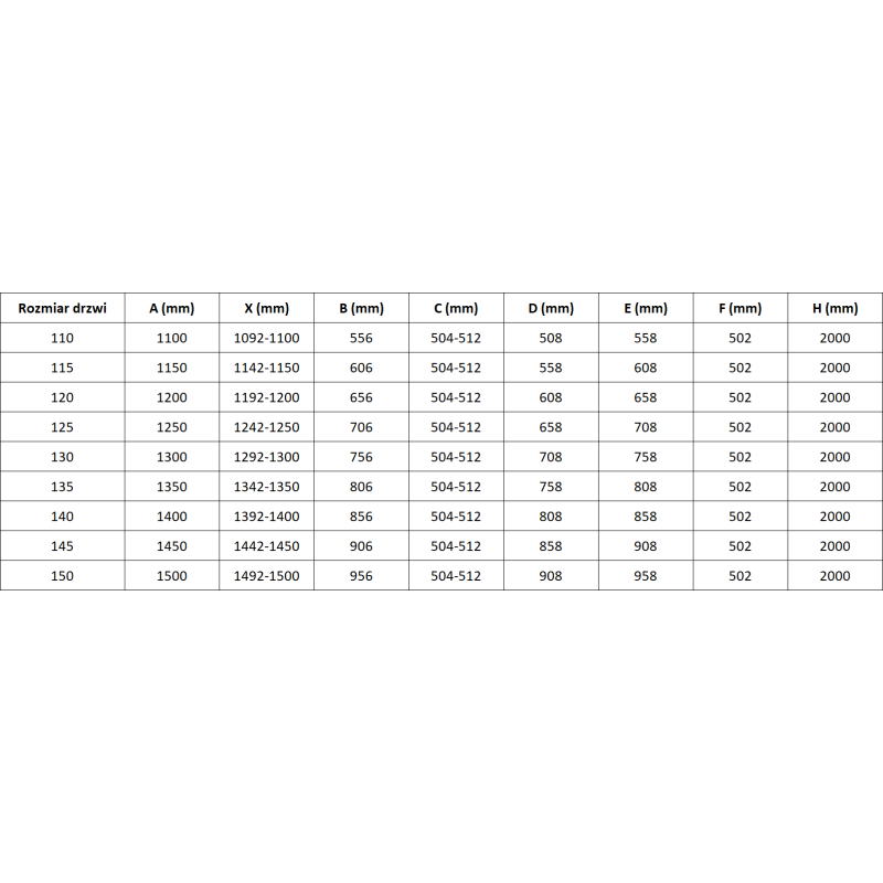 Mexen Lunar-B L porte de douche pivotantes à droite 115 cm, transparent, métal canon - 832SL-115-050-95-00-P