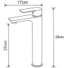 Mexen Alfa Ensemble de bain DF72, chromé - 745713DF72-00