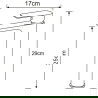 Mexen Alfa DF02 ensemble de bain, doré - 745713DF02-50