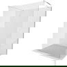 Mexen Kioto paroi de douche autoportante 130 x 200 cm, transparent 8 mm, Chrome - 800-130-002-01-00
