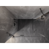 Mexen Lunar Duo cabine de douche battante 120 x 110 cm, transparent, métal canon - 834-120L-110P-95-00