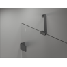 Mexen Lunar Duo cabine de douche battante 120 x 110 cm, transparent, métal canon - 834-120L-110P-95-00