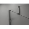 Mexen Lunar Duo cabine de douche battante 120 x 110 cm, transparent, métal canon - 834-120L-110P-95-00