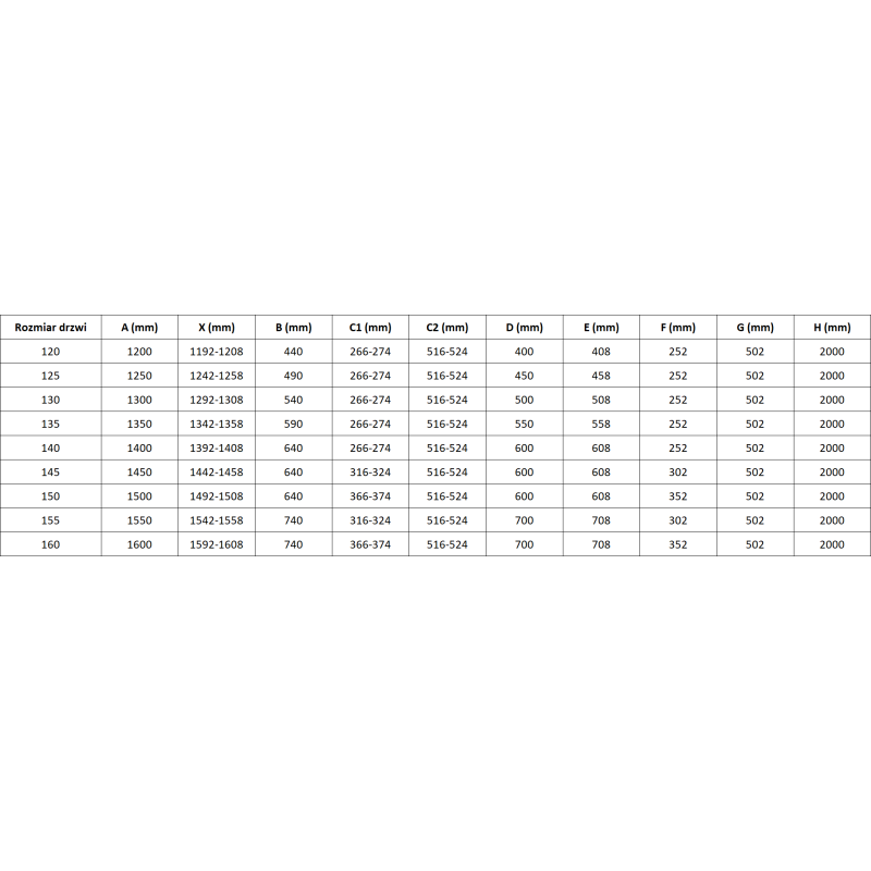 Mexen Lunar L porte de douche pivotante gauche 135 cm, transparent, noir - 834SL-135-050-70-00-L