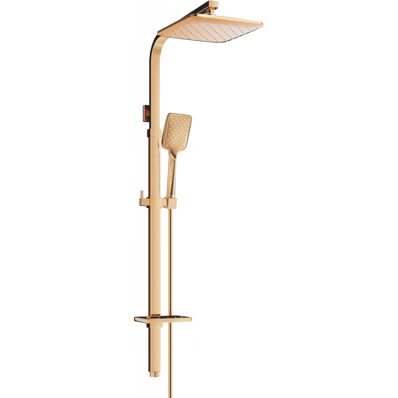 Colonne de douche Mexen Q62, or rose - 798626295-60
