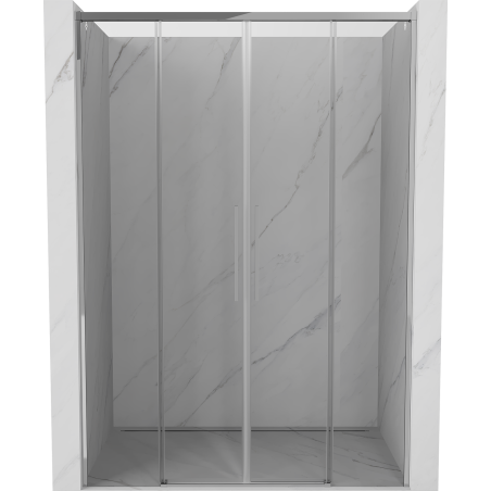 Mexen Rox portes de douche coulissantes 140 cm, transparentes, chromées - 8C2-140-002-01-00