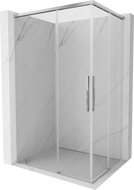 Mexen Rox Duo cabine de douche coulissante 85 x 80 cm, transparent, chrome - 8C2D-085-080-01-00