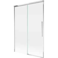 Mexen Rox paroi de baignoire à 2 volets coulissante 120 x 150 cm, transparent, chrome - 8C9-120-001-01-00