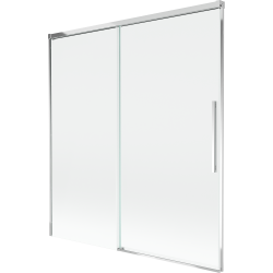 Mexen Rox paroi de baignoire 2 volets coulissants 150 x 150 cm, transparent, chrome - 8C9-150-001-01-00