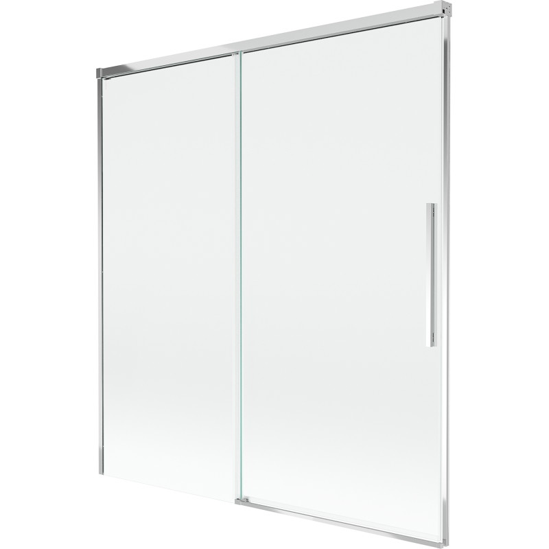 Mexen Rox paroi de baignoire 2 volets coulissants 150 x 150 cm, transparent, chrome - 8C9-150-001-01-00