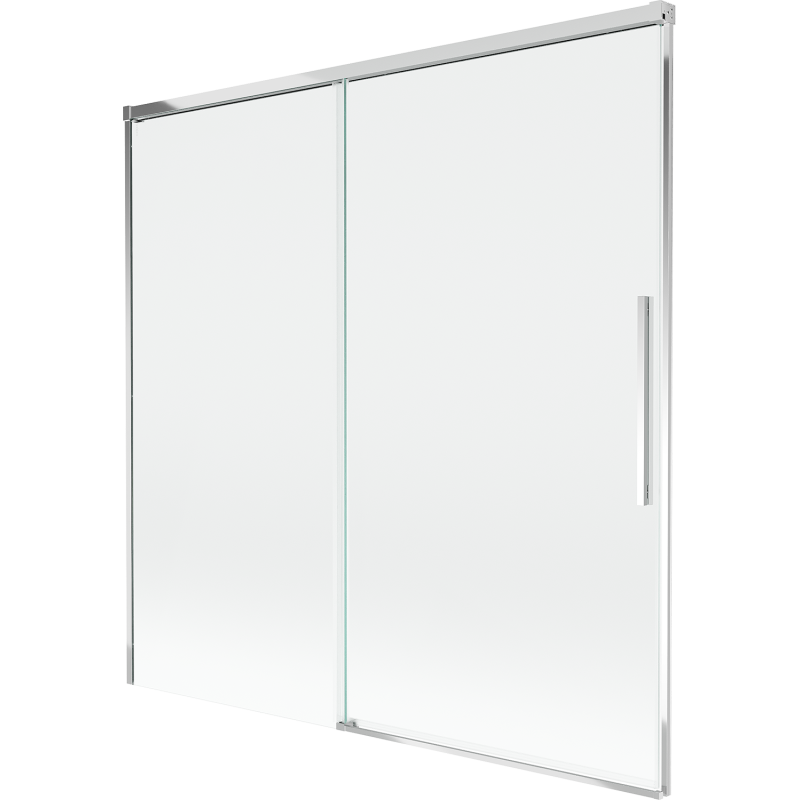 Mexen Rox paroi de douche coulissante à 2 volets 160 x 150 cm, transparent, chrome - 8C9-160-001-01-00
