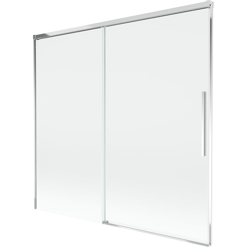 Mexen Rox pare-douche coulissant à 2 volets 170 x 150 cm, transparent, chromé - 8C9-170-001-01-00