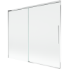 Mexen Rox paroi de baignoire coulissante à 2 volets 180 x 150 cm, transparent, chrome - 8C9-180-001-01-00