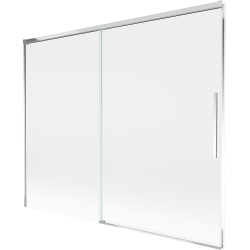 Mexen Rox paroi de douche pliante 2 volets 190 x 150 cm, transparent, chromé - 8C9-190-001-01-00
