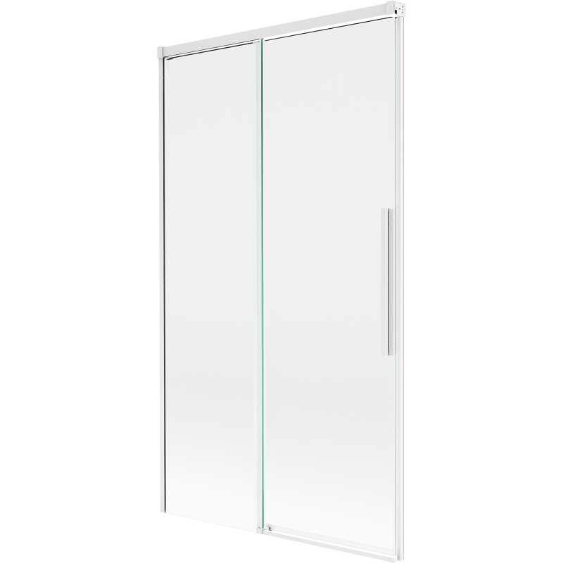 Mexen Rox paroi de baignoire à 2 volets coulissants 100 x 150 cm, transparent, blanc - 8C9-100-001-20-00