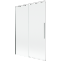 Mexen Rox paroi de douche 2 volets coulissants 120 x 150 cm, transparent, blanc - 8C9-120-001-20-00