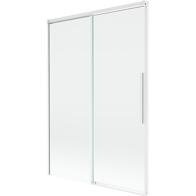 Mexen Rox paroi de douche 2 volets coulissants 120 x 150 cm, transparent, blanc - 8C9-120-001-20-00