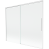 Mexen Rox paroi de douche à 2 volets coulissants 180 x 150 cm, transparent, blanc - 8C9-180-001-20-00