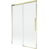 Mexen Rox paroi de douche à 2 volets coulissante 120 x 150 cm, transparent, doré - 8C9-120-001-50-00
