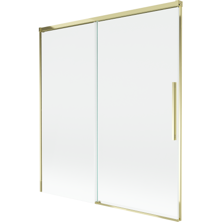 Mexen Rox paravent de douche 2 vantaux coulissants 150 x 150 cm, transparent, doré - 8C9-150-001-50-00