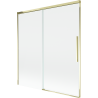 Mexen Rox paravent de douche 2 vantaux coulissants 150 x 150 cm, transparent, doré - 8C9-150-001-50-00