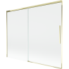 Mexen Rox paroi de douche 2 pans coulissante 190 x 150 cm, transparent, doré - 8C9-190-001-50-00