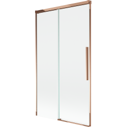Mexen Rox paroi de douche 2 vantaux coulissante 100 x 150 cm, transparent, or rose - 8C9-100-001-60-00